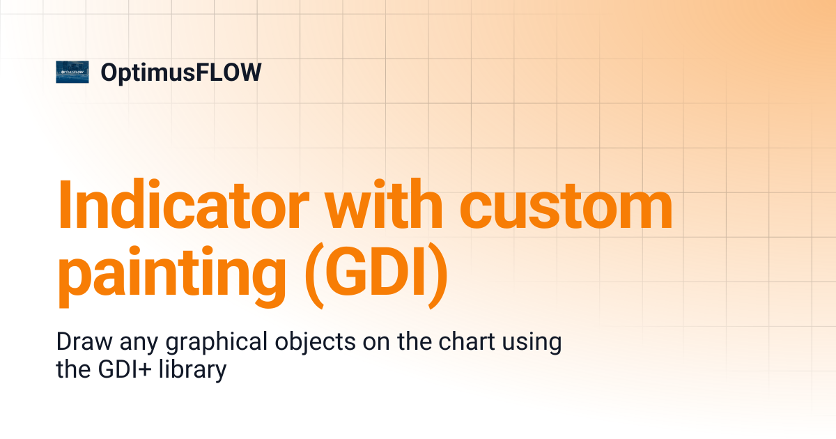 Indicator with custom painting (GDI) | OptimusFLOW